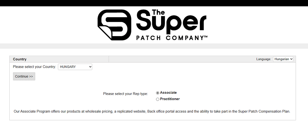 superpatch belépés associate